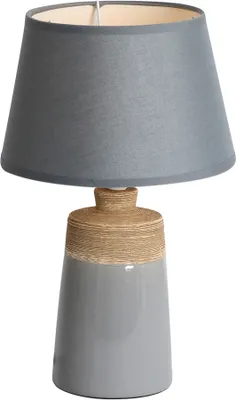 Produktbild von Näve Tischleuchte Sullivan aus Keramik, Textil, Farbe grau; 3122316