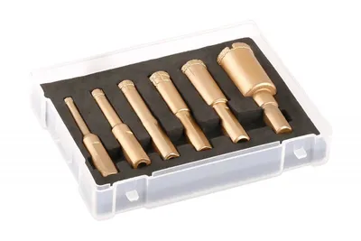 Obrázek produktu pro Sada vrtacích korunek FESTA diamant 6, 8, 10, 12, 14, 20mm