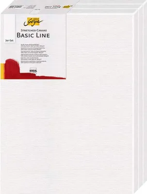 Produktbild von KREUL Keilrahmen-Set SOLO Goya BASIC LINE 240 x 300 mm 3 Stück