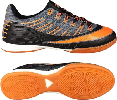 Produktbild von Jungen Hallenschuhe Jungen Fußballschuhe Sportschuhe LD285-4 Schwarz/Orange Gr.37