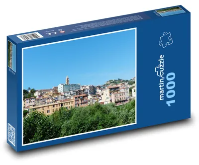 Zdjęcie produktu dla Puzzle 1000 Panorama Ventimiglii - Włochy - martinpuzzle