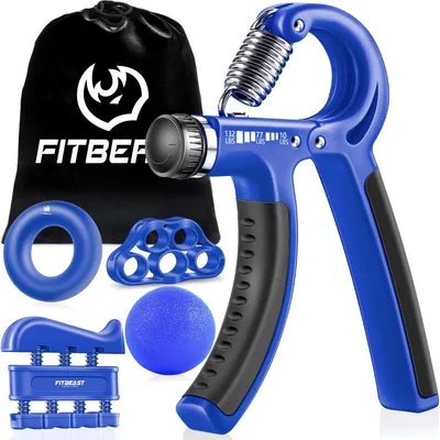 Produktbild von Griffstärkungsgerät für Unterarme – Set zur Stärkung der Handmuskulatur – 5er-Pack