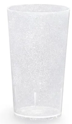 Produktbild von AKU® PP-Trinkbecher 300 ml/0,30 l, Mehrweg, Kunststoff, transparent/leicht milchig, Glitzereffekt