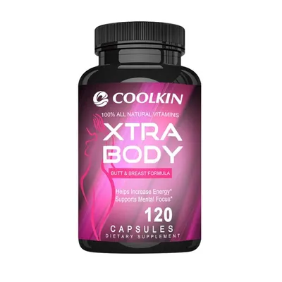 Immagine prodotto di Xtra Body (120 capsule) Integratore alimentare, Donna, Glutei, Seno, Ingrandimento, Cura del corpo, Energia, Concentrazione, Estrogeni, Equilibrio