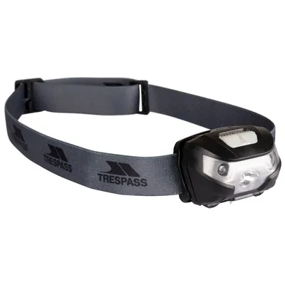 Immagine prodotto di Trespass - Lampada frontale "Bazan", ricaricabile TP6073 (Taglia unica) (Nero)