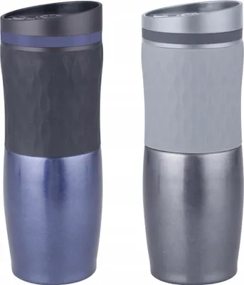 Obrázek produktu pro Termohrnek z nerezové oceli s protiskluzovým povrchem 500 ml KAMILLE KM-2047