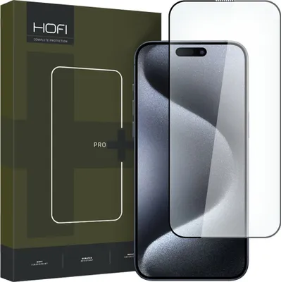 Obrázok produktu pre Tvrdené Sklo Hofi Glass Pro+ Iphone 15 Pro Max Čierna