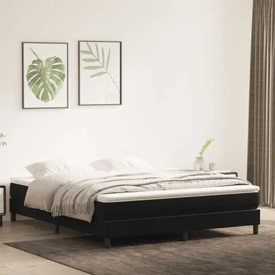 Produktbild von Maison Exclusive - Boxspringbett ohne Matratze Schwarz 180x220 cm Samt