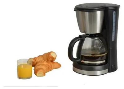 Produktbild von KitchenChef KSMD250, Filterkaffeemaschine, 1,5 l, Gemahlener Kaffee, 900 W, Schwarz, Edelstahl