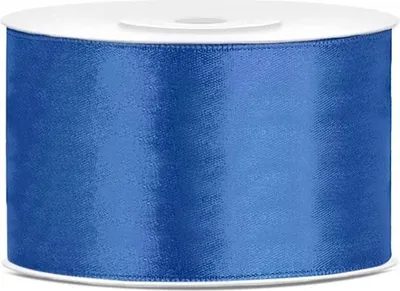 Obrázek produktu pro Wstążka satynowa 38mm x 25 m Niebieski