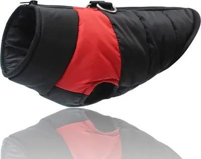 Zdjęcie produktu dla Kamizelka zimowa czarno-czerwona 7XL