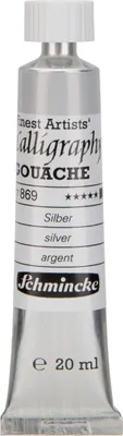 Produktbild von Schmincke 20ml Calligraphy Gouache Silber Gouache 27 869 007