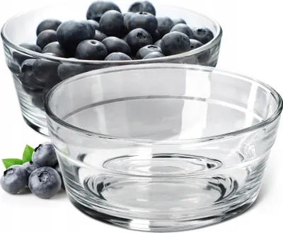 Produktbild von KADAX Salatschüssel, Servierschale aus Glas, Spülmaschinenfeste Snackschale