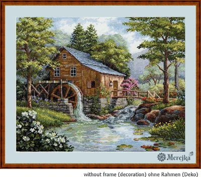 Produktbild von Merejka Kreuzstich Set "Sommerlied", Zählmuster, 31x40 cm