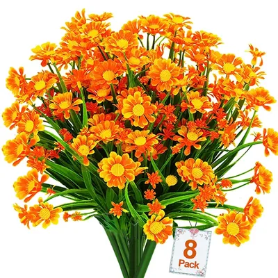 Produktbild von Bündel künstliche Blumen für den Außenbereich, UV-beständig, farbecht, künstliche Kunststoffpflanzen, ideal für Garten, Veranda, Fensterkasten und mehr.