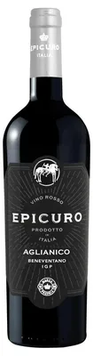 Image de Epicuro Aglianico Puglia IGP vin rouge d'Italie demi-sec 750ml