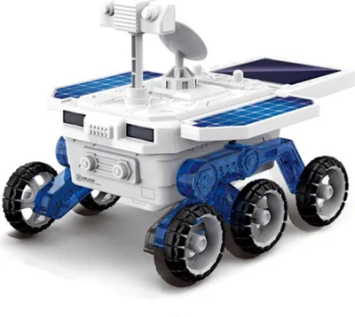 Obrázok produktu pre Diy016 Solar Powered Car Assembly 4wd Planetary Exploration Vehicle Science Education Hračky pre deti Darčeky Ako je uvedené