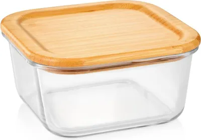 Obrázok produktu pre Sklenená dóza ONLINE 1,4 l, štvorcová