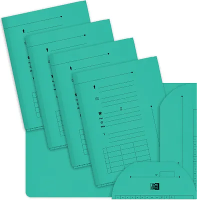 Produktbild von Oxford Aktenmappe PASTEL Farbe: grün 240 g/qm 25 Mappen