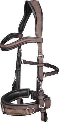 Produktbild von Waldhausen Lederkappzaum Anatomic, Größe:Pony, Farbe:braun