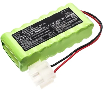 Image de TECHTEK Batterie compatible avec [Record] Agtatec 1866-1, STA17, pour [Dorma] Türsteuerung remplace 015.560.000F, pour 015.560.001B, pour 01556000F,