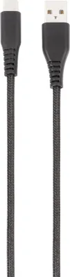 Produktbild von ViVanco™LongLife, 1,5 m, USB A, USB C, USB 2.0, Schwarz