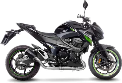 Produktbild von LeoVince LV-10 Schwarzer Slip-On Auspuff für KAWASAKI Z 800