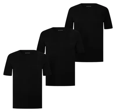 Produktbild von Boss - T-Shirt für Herren, Rundhalsausschnitt (3er-Pack) GT30766 (M) (Schwarz)