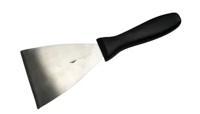 Produktbild von Küchenspachtel Schaber Spachtel Teig Bratenwender Pizza Edelstahl 10x25 cm
