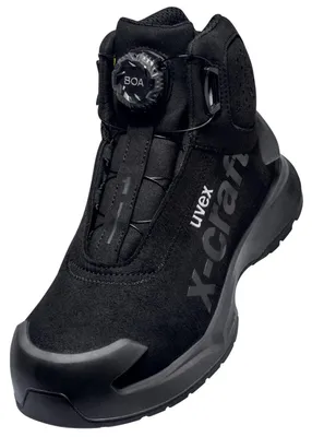 Produktbild von uvex 1 x-craft BOA Sicherheitsschuh S3S Schnürstiefel schwarz 42