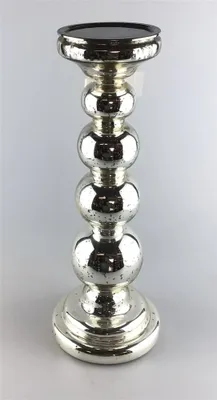 Produktbild von Gilde Kerzenleuchter "Plata"antik  silber Höhe 36,0 cm Ø 14,0 cm 42361