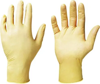 Produktbild von ULITH Einweghandschuhe Latex | KT(100)LATEX-EINWEGHANDSCH. S