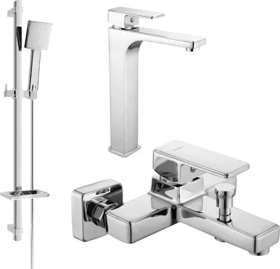 Produktbild von Mexen Cetus DQ45 Badewannenset, Chrom - 744313DQ45-00