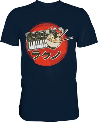 Produktbild von Modular Synthesizer Analog Japanisch Ramen T-Shirt – Navy / L