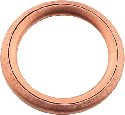 Imagen del producto de 4 juntas tóricas Dresselhaus, modelo 4172/000/40, 16x22x2 mm, cobre, en blíster