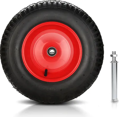 Produktbild von Wolketon Ersatzrad Schubkarrenrad Felge Sackkarrenrad luftbereift 4.80/4.00-8 390 mm