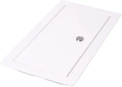 Zdjęcie produktu dla Aqbau® Drzwiczki rewizyjne Drzwiczki rewizyjne białe z kluczem (10x15cm)