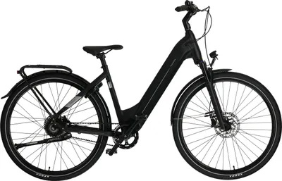 Produktbild von Rucanor Elektrische stadträder Denver 28 Zoll 48 cm Damen Hydraulisch Scheibenbremse Mattschwarz