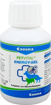 Produktbild von Canina Petvital Energy Gel, Katze / Hund, Flüssigkeit, Allgemeiner Gesundheitszustand, Universal, Vitamin B1, Vitamin B12, Vitamin B2, Vitamin B6, Vitamin E, 100 ml