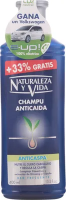 Produktbild von NaturVital - Anti-Schuppen Kräftigendes Shampoo, Paraben- und silikonfrei, beugt Haarausfall vor, Naturshampoo mit -Sägepalmenextrakt, regt das Haarwachstum an, 300 ml