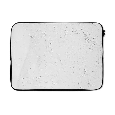 Produktbild von MuchoWow® Laptop Hülle 14 ZollWand - Weiß - Farbe Laptoptasche - Laptoptasche - Stoßsicher - Schutzhaube