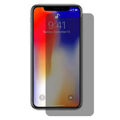 Zdjęcie produktu dla Apple iPhone XR ekran prywatności szkło pancerne antyszpiegowskie folia szklana 9H - 2 szt