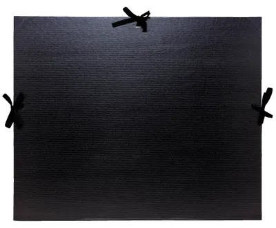 Produktbild von Exacompta Zeichenmappe KRAFT schwarz 32x45 cm
