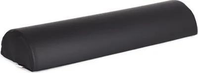 Produktbild von Habys Lagerungsrolle Halbrund, Knierolle, Nackenkissen, Nackenrolle, Lagerungskissen für Massage und Therapie, Kniehalbrolle, 60x19x9cm Schwarz