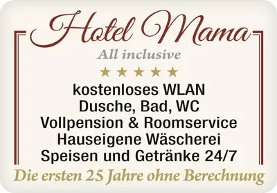 Produktbild von Kulthänger Blechschild Hotel Mama, KH 117