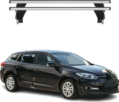 Obrázek produktu pro Základní nosič Menabo pro Renault Megane mk3 Sportour 2009-16 hliníková šedá