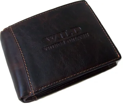 Produktbild von Bag Street Herren RFID Geldbörse Leder Braun Querformat Po2837, 10x12,5x2 cm (HxBxT), mit 2 Scheinfächern, 8 Kartenfächern, Münzfach, RV-Fach und Druckknopfverschluss