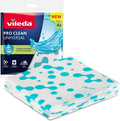 Produktbild von Vileda Universaltuch Pro Clean 4er Pack