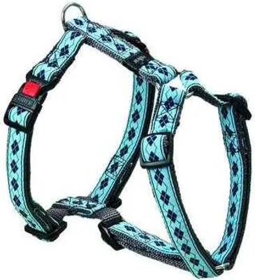 Produktbild von Karlie Art Joy Plus Geschirr RHOMBUS - Blau - 65 - 100cm x 25mm