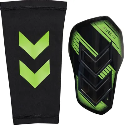 Produktbild von Hummel Hml Shin Guards Hyper Fit - transparent/green gecko, Größe:XS